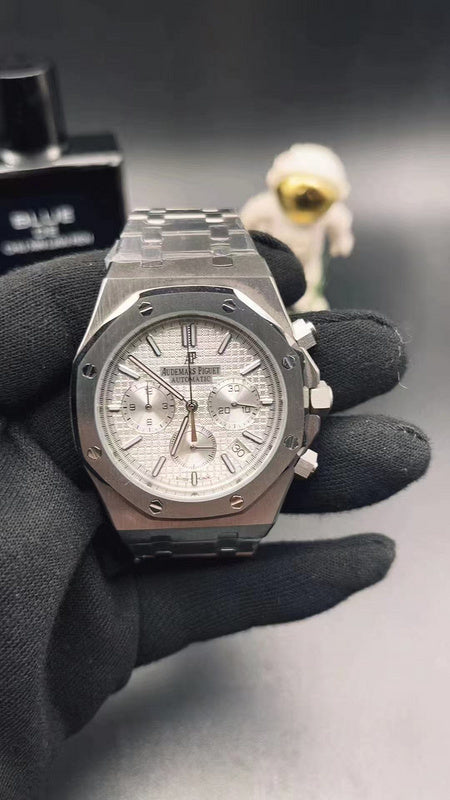 Royal Oak Chronograph 41mm White Dial Watch