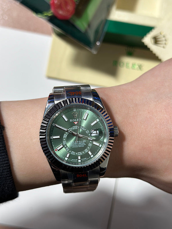 Mint Green Dial, Oystersteel Case Watch