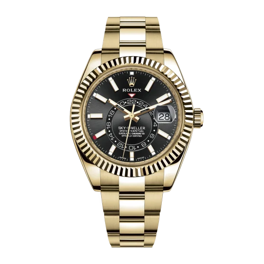 42 mm Yellow Gold Oyster Bracelet Watch