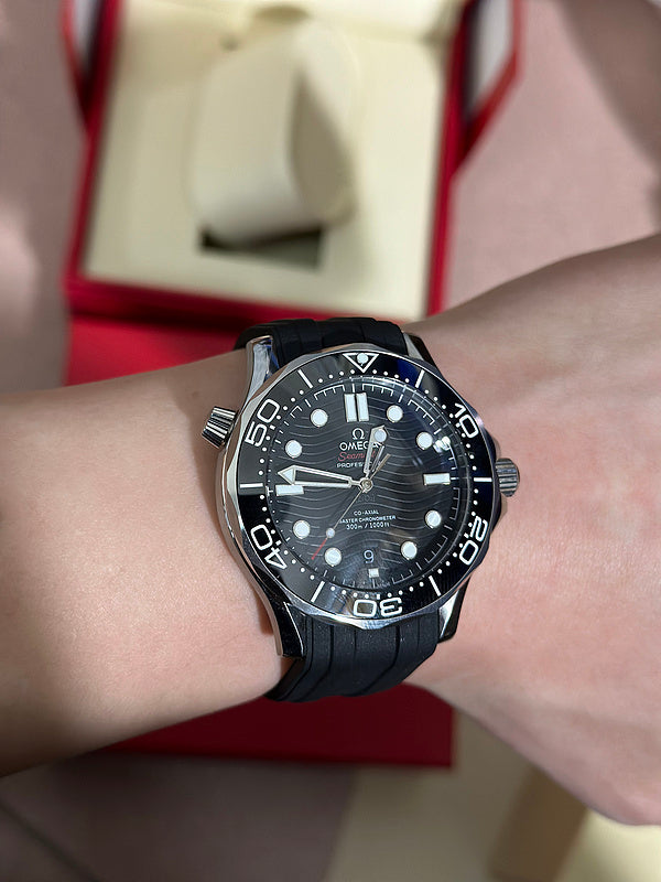 Diver 300M Co-Axial Master Chronometer With Rubber Belt Watch