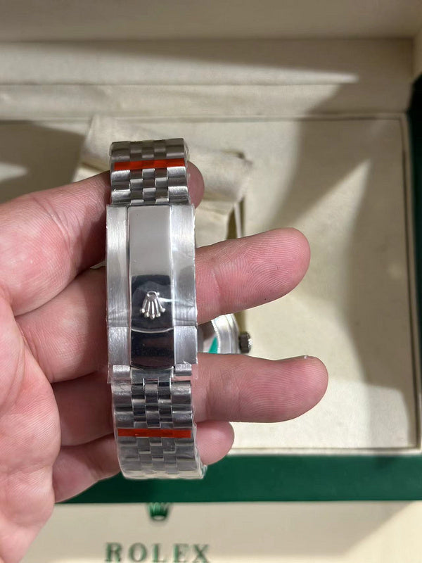 White Dial Steel and White Gold Jubilee Watch