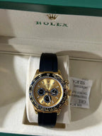 Cosmograph 40 mm Champagne Dial With Black Subdials & Oysterflex Bracelet Watch