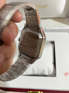 Stainless Steel Case & Blue Striated Dial Watch