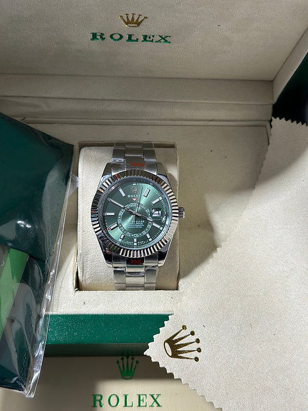Mint Green Dial, Oystersteel Case Watch