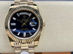 Yellow Gold With Black Onyx Dial Watch