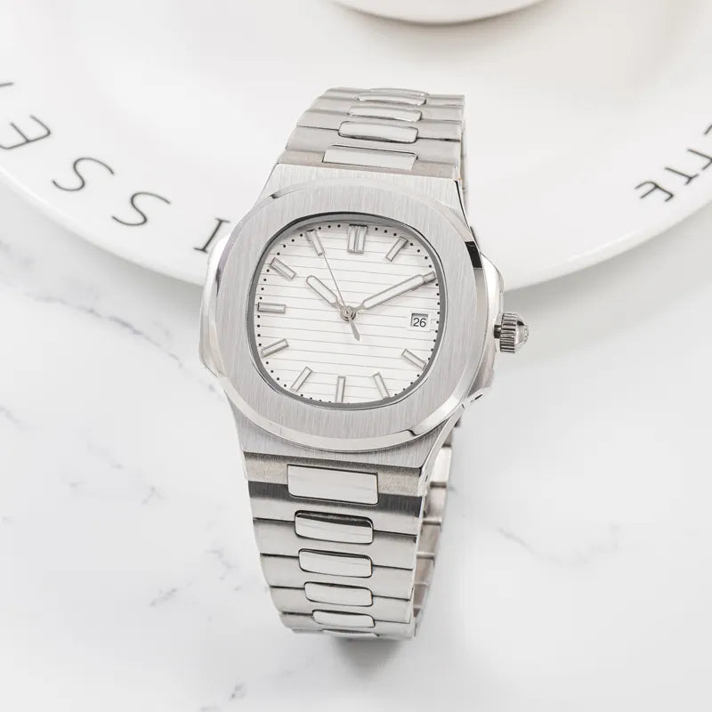 Nautilus Stainless Steel Quartz Men's Casual Business Watch