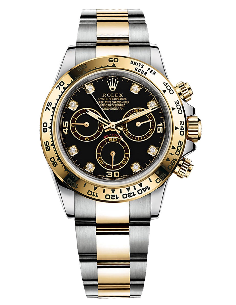 Cosmograph Daytona Two-Tone Stainless Steel & Yellow Gold Case With Oyster Bracelet Watch