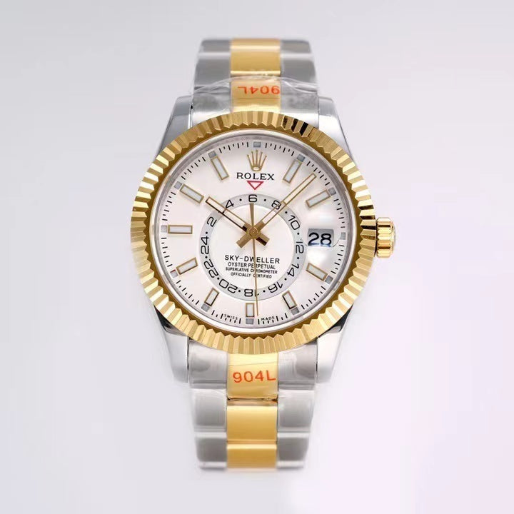 Two-Tone Yellow Gold & Stainless Steel Watch