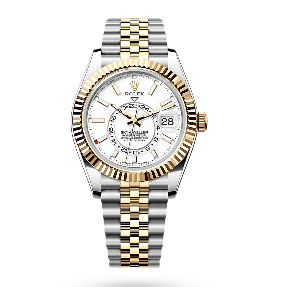Yellow Gold and Steel Watch