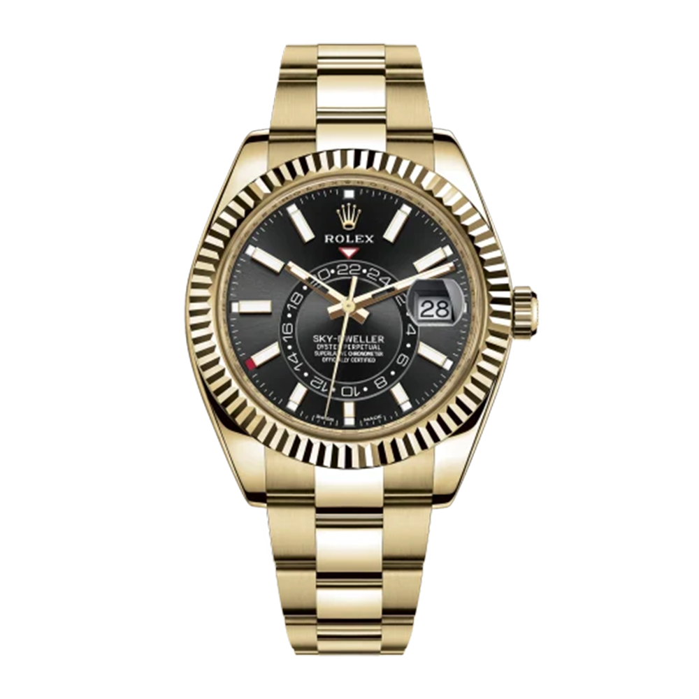 42 mm Yellow Gold Oyster Bracelet Watch