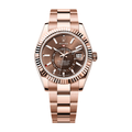 18 ct Everose Gold with Chocolate Dial Watch