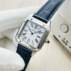 Santos-Dumont 38mm stainless steel & alligator watch