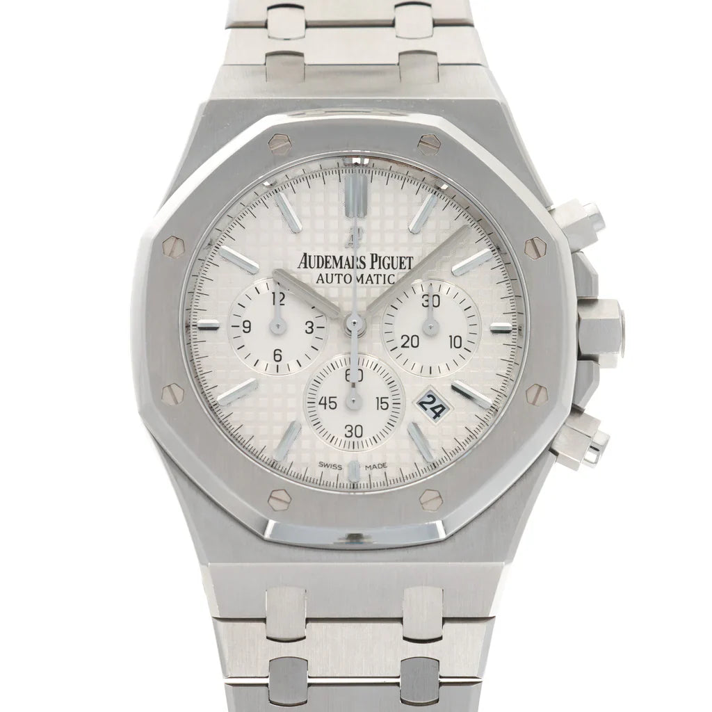 Royal Oak Chronograph 41mm White Dial Watch