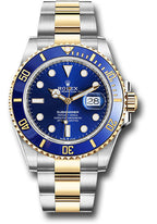 Submariner Date Two-Tone Stainless Steel/Yellow Gold 41mm Rolesor Blue Dial Watch