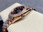Day-Date 36 mm Everose Gold Brown Graduated Diamond Watch