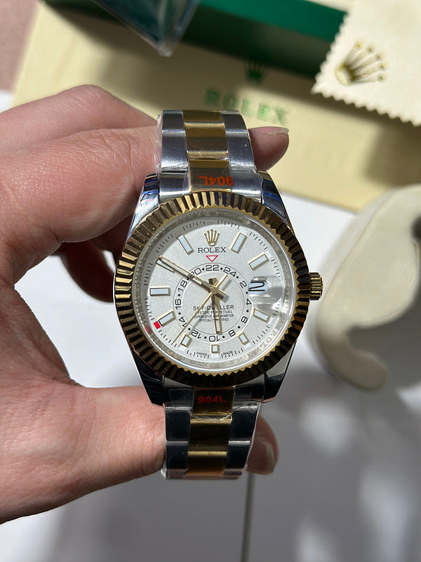 Two-Tone Yellow Gold & Stainless Steel Watch
