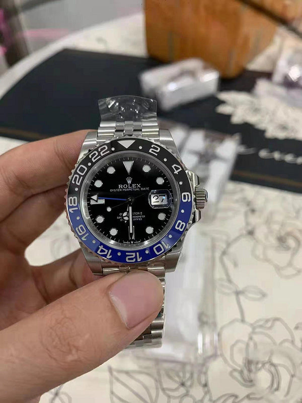 GMT-Master II Batman 40 mm Steel with Black Dial
