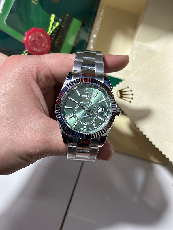 Mint Green Dial, Oystersteel Case Watch