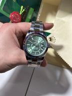 Mint Green Dial, Oystersteel Case Watch