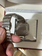 Stainless Steel With Green Dial Watch