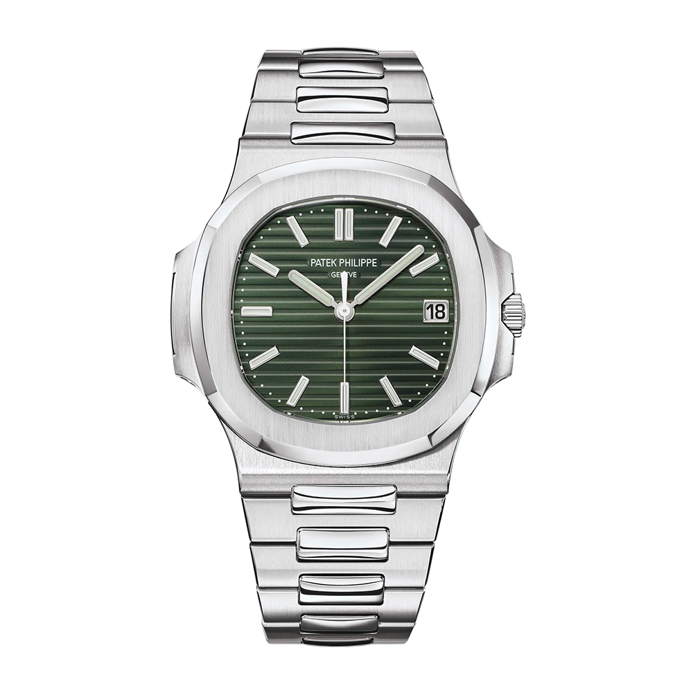Stainless Steel With Olive Green Dial Luxury Watch