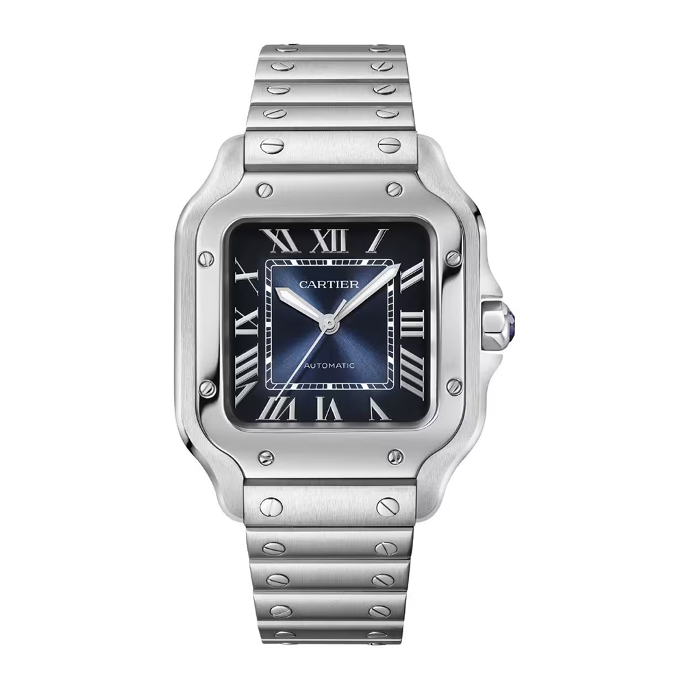 Stainless Steel Case and Blue Dial Watch