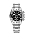 Cosmograph Daytona 40mm White Gold Case & Black Dial With Diamond Hour Markers Watch