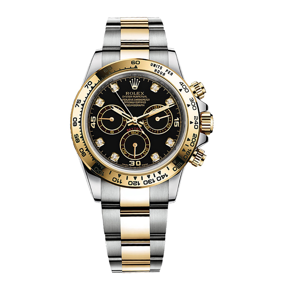 Cosmograph Daytona Two-Tone Stainless Steel & Yellow Gold Case With Oyster Bracelet Watch