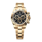 Cosmograph Daytona Yellow Gold With Black Dial and Oyster Bracelet Watch