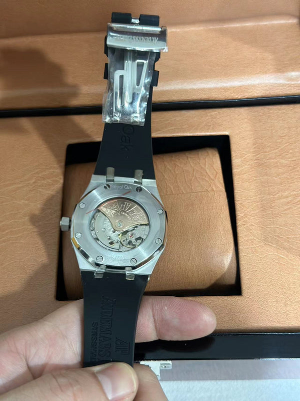 41mm Stainless Steel Black "Grande Tapisserie" Patterned Dial Watch