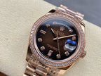 Day-Date 36 mm Everose Gold Brown Graduated Diamond Watch