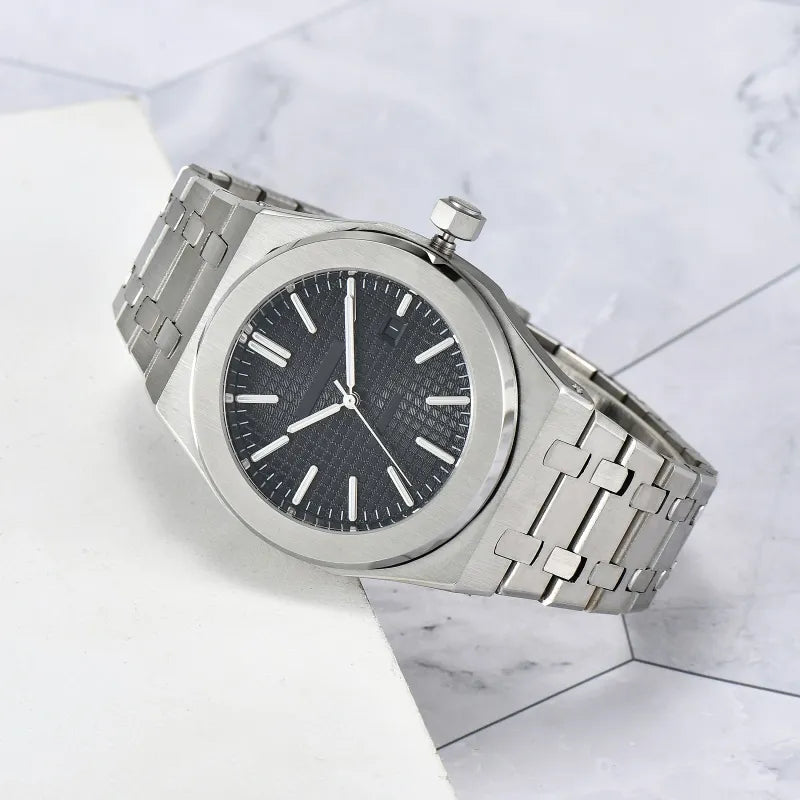 Men's stainless steel Japanese Quartz Movement Watch