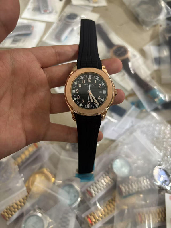 Luxury 40mm Rose Gold Sports Elegance Watch