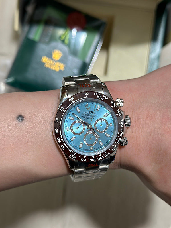 Cosmograph Daytona Platinum a Distinctive ice-blue Dial Watch