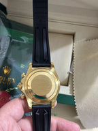 Cosmograph 40 mm Champagne Dial With Black Subdials & Oysterflex Bracelet Watch