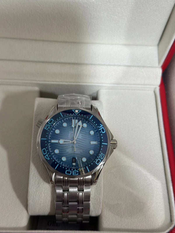 Diver 300m With Blue Dial & Bracelet Strap Watch