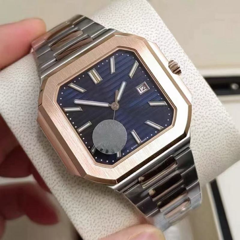 Sunburst Blue Dial Luxury Sports Watch
