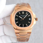 Rose Gold Case and Bracelet With Brown Dial Watch