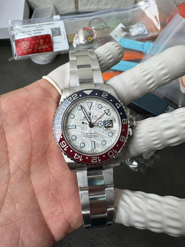 GMT-Master II 126719BLRO White Gold / Pepsi / Meteorite