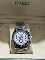 Cosmograph Daytona Stainless Steel White "Panda" Dial Watch