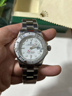 Yacht-Master 40 Stainless Steel Case With Platinum Dial Watch
