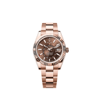 18 ct Everose Gold with Chocolate Dial Watch