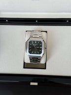 Stainless Steel Patek Philippe Cubitus 'Olive Green' Dial Watch