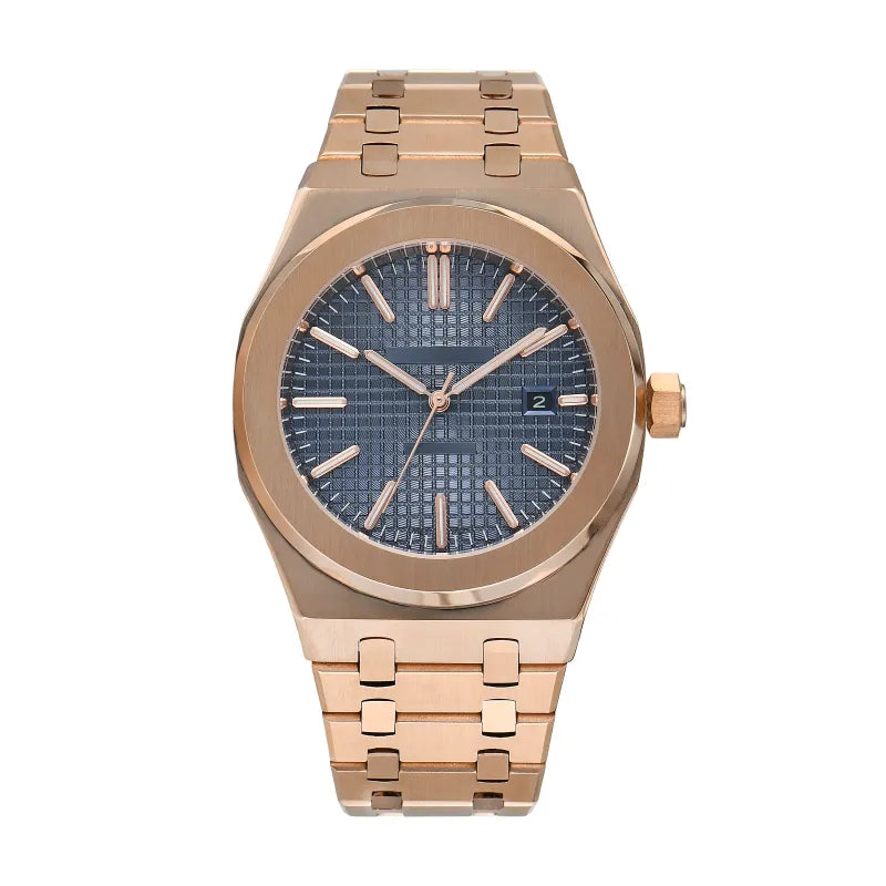 Royal Oak Selfwinding Watch in 18K Rose Gold with a Blue Dial