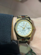White Dial, 18ct Yellow Gold, 42.0 mm, Automatic Men's Watch