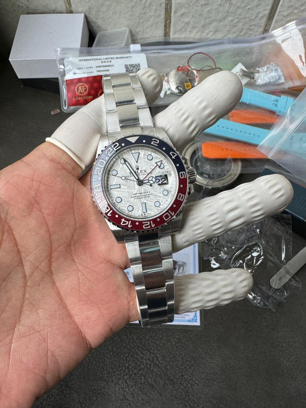 GMT-Master II 126719BLRO White Gold / Pepsi / Meteorite