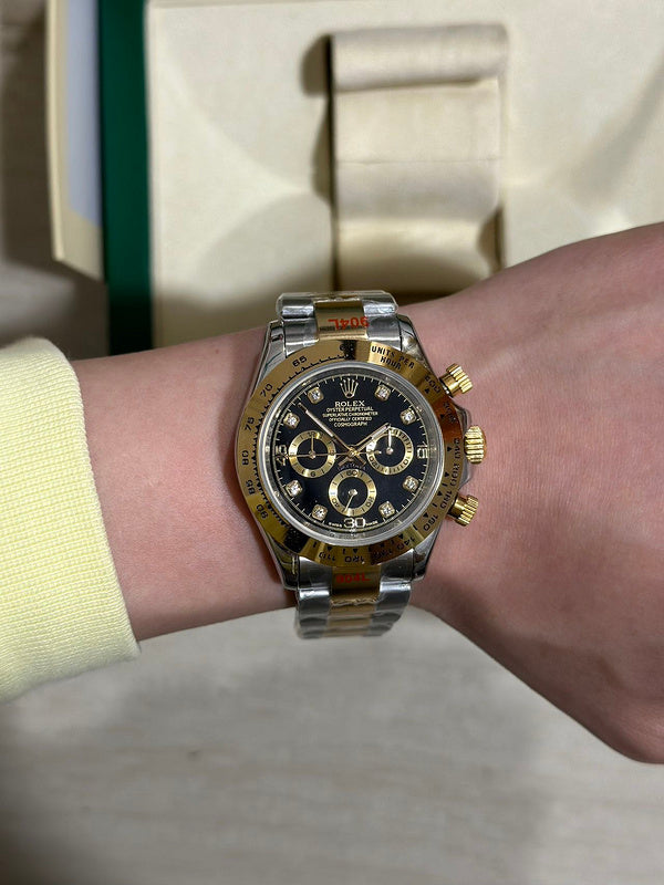 Cosmograph Daytona Two-Tone Stainless Steel & Yellow Gold Case With Oyster Bracelet Watch