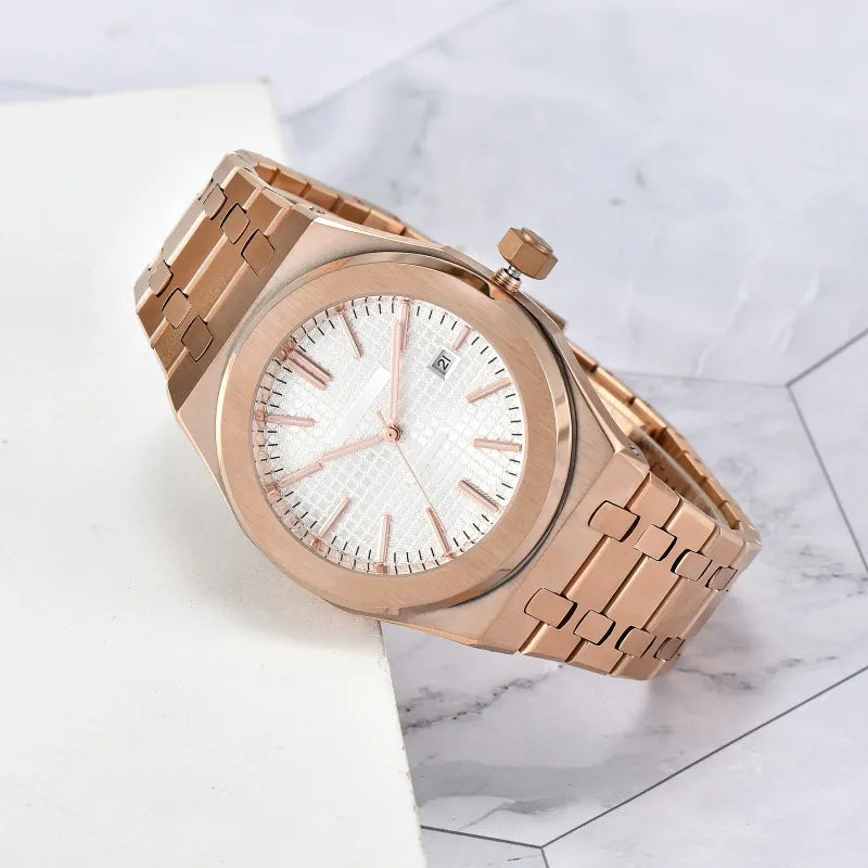 41mm Luxury AP Automatic Crystal Dial Pattern Watch