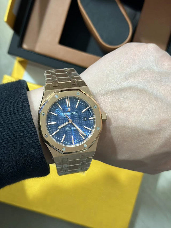 41mm pink Gold Case and Matching Bracelet Watch
