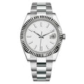 41 Stainless Steel & White Gold Bezel with Oyster Bracelet Watch